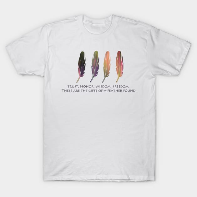 Gifts of a Feather T-Shirt by Whisperingpeaks